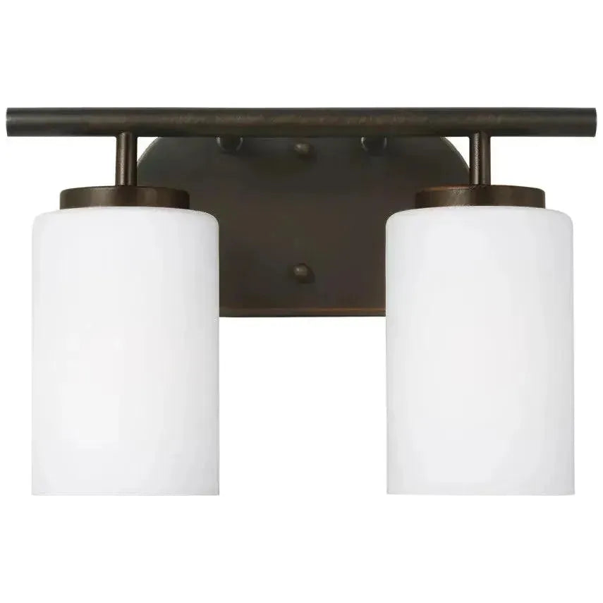 Generation Lighting - Oslo Two Light Wall / Bath (with Bulbs) - Lights Canada