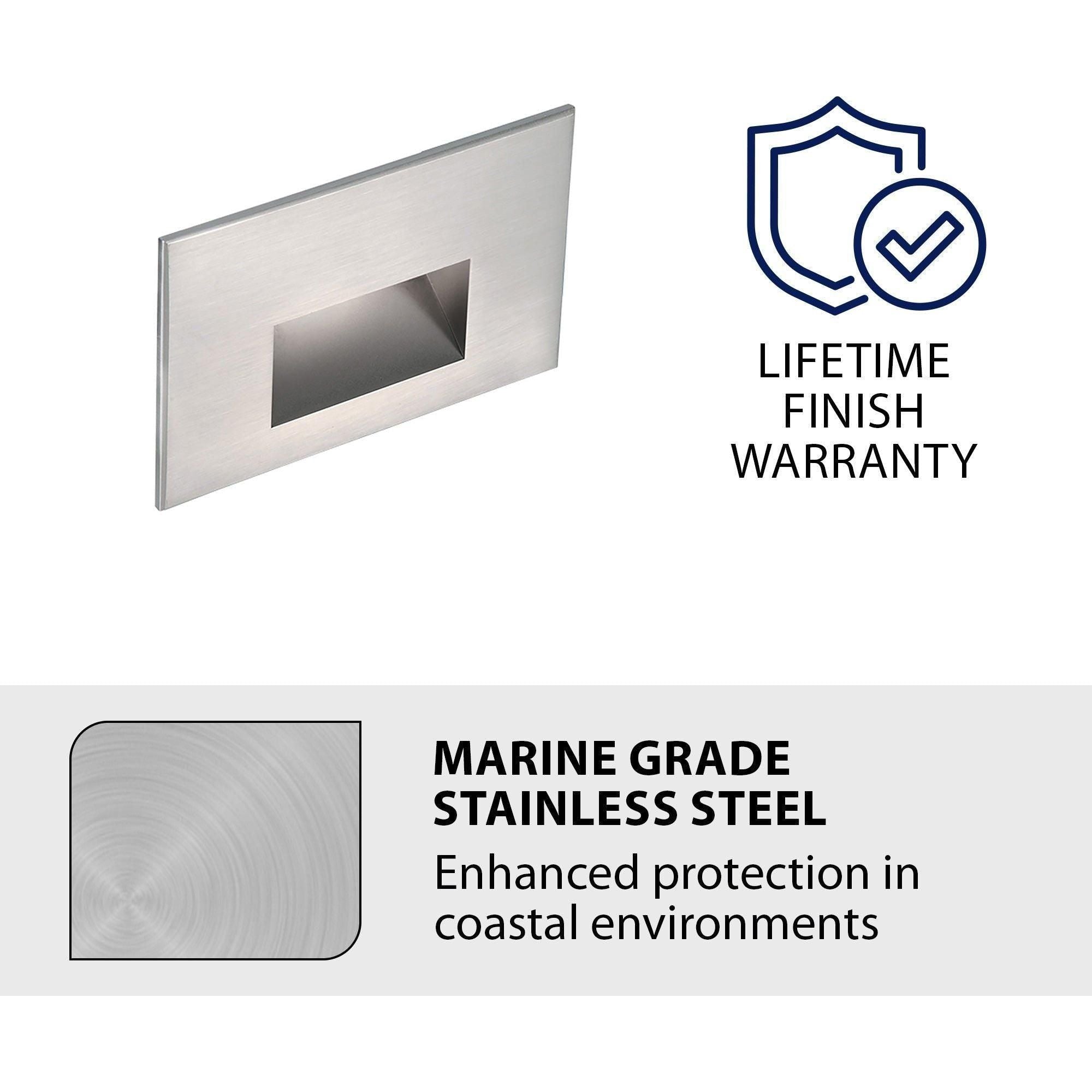 WAC Lighting - LED 12V Horizontal Indoor/Outdoor Step and Wall Light - Lights Canada
