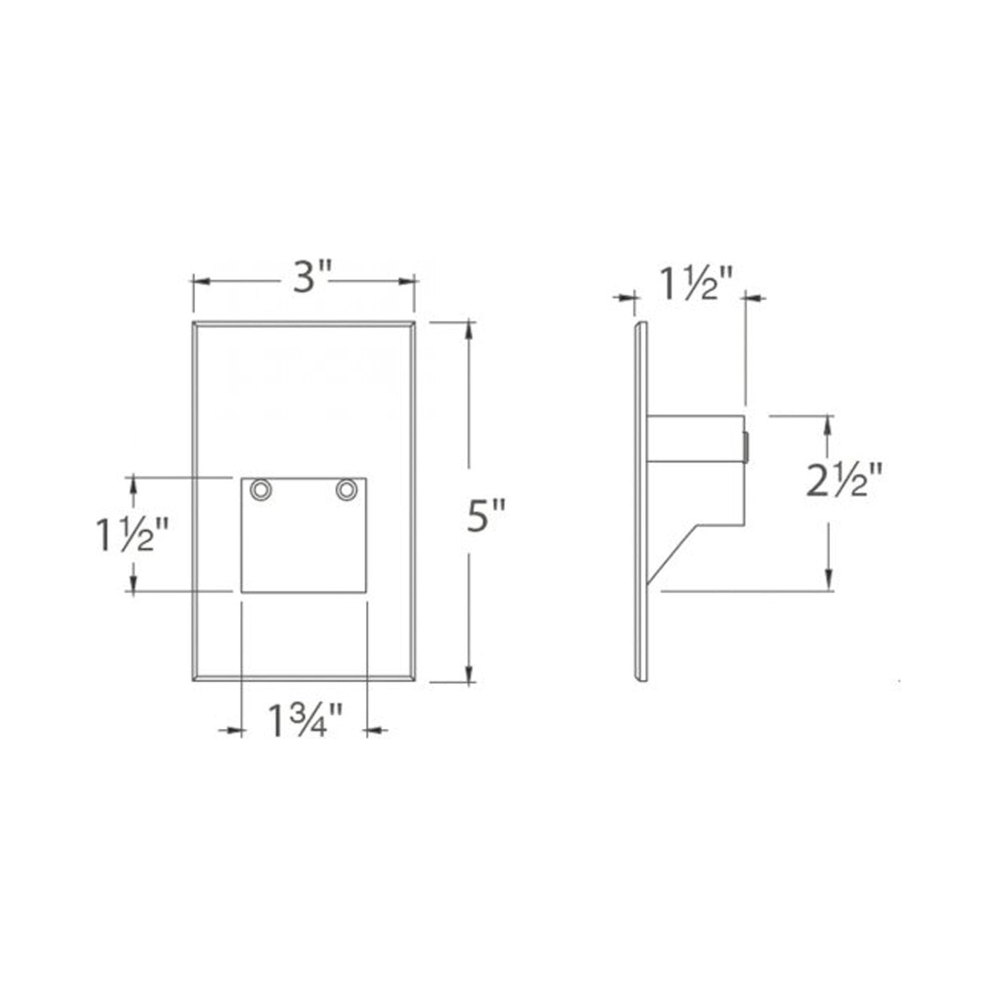 WAC Lighting - LED 12V Vertical Indoor/Outdoor Step and Wall Light - Lights Canada