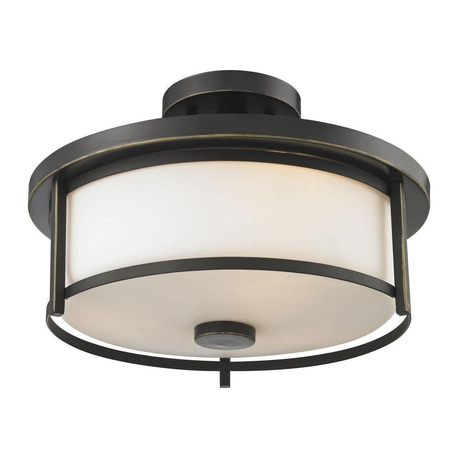 Z-Lite - Savannah Semi Flush Mount - Lights Canada