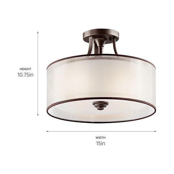 Kichler - Lacey Semi Flush Mount - Lights Canada