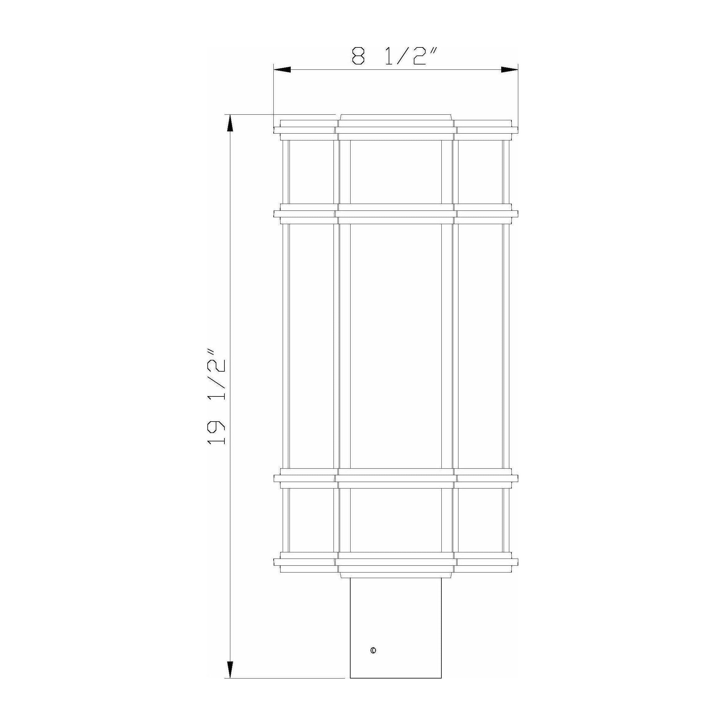 Eurofase - Monte 20" LED Outdoor Post Light - Lights Canada