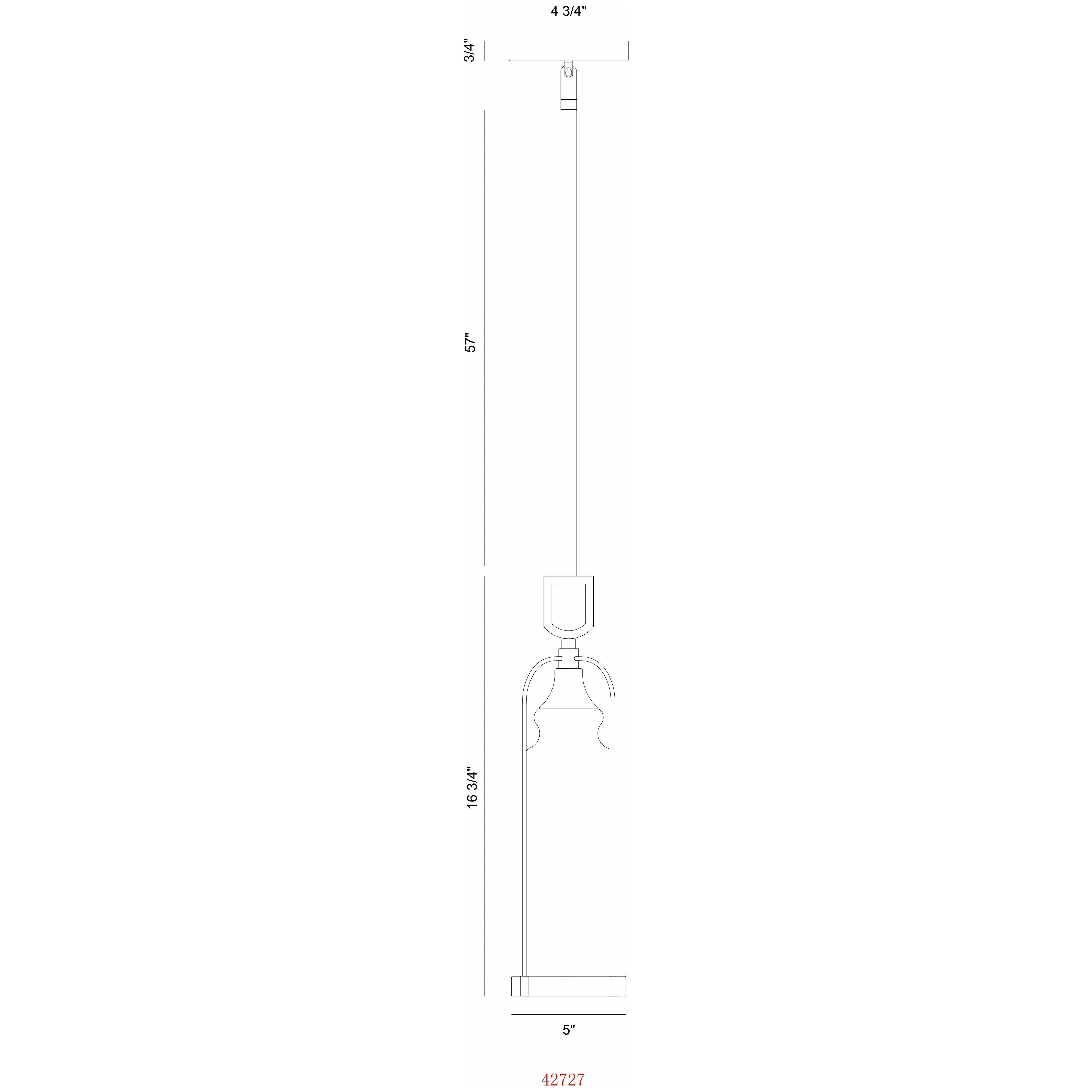Eurofase - Yasmin 5" Outdoor Pendant - Lights Canada