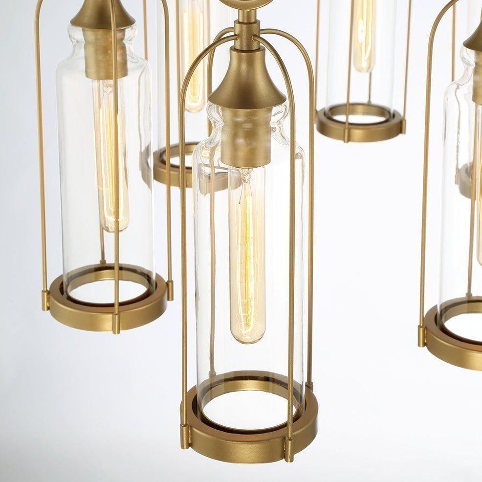 Eurofase - Yasmin 35" 6 Light Outdoor Chandelier - Lights Canada