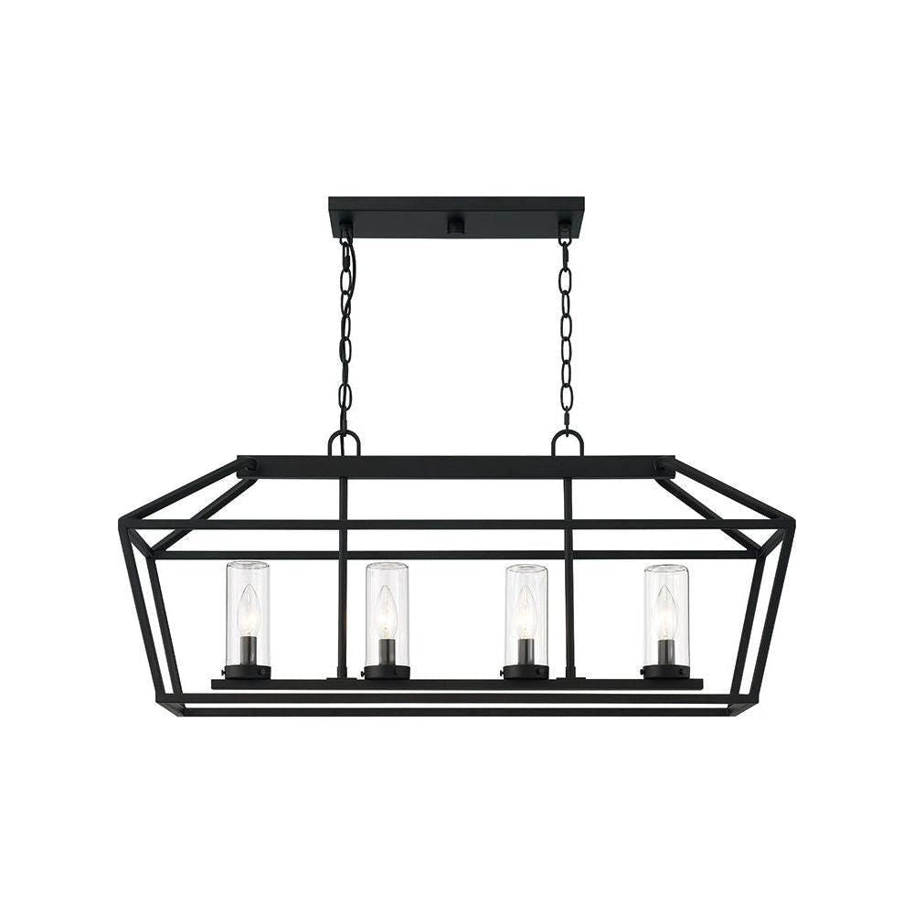 Eurofase - Bastille 4 Light 34" Outdoor Chandelier - Lights Canada