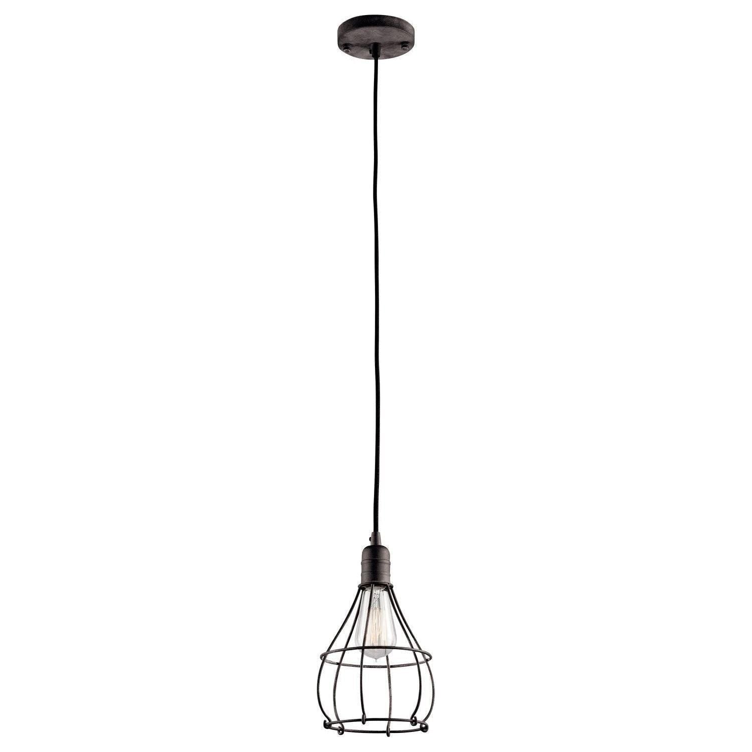 Kichler - Industrial Cage Mini Pendant - Lights Canada
