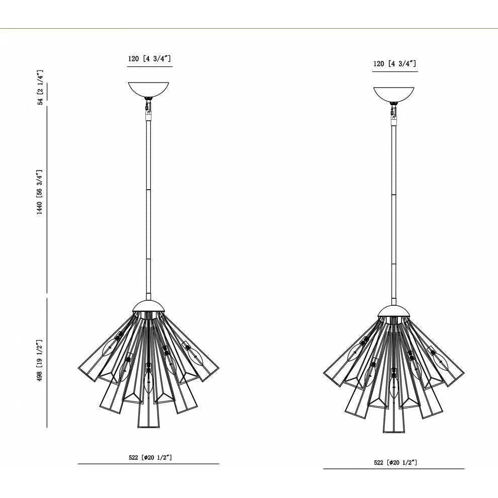 Eurofase - Dendelio 7 Light Pendant - Lights Canada