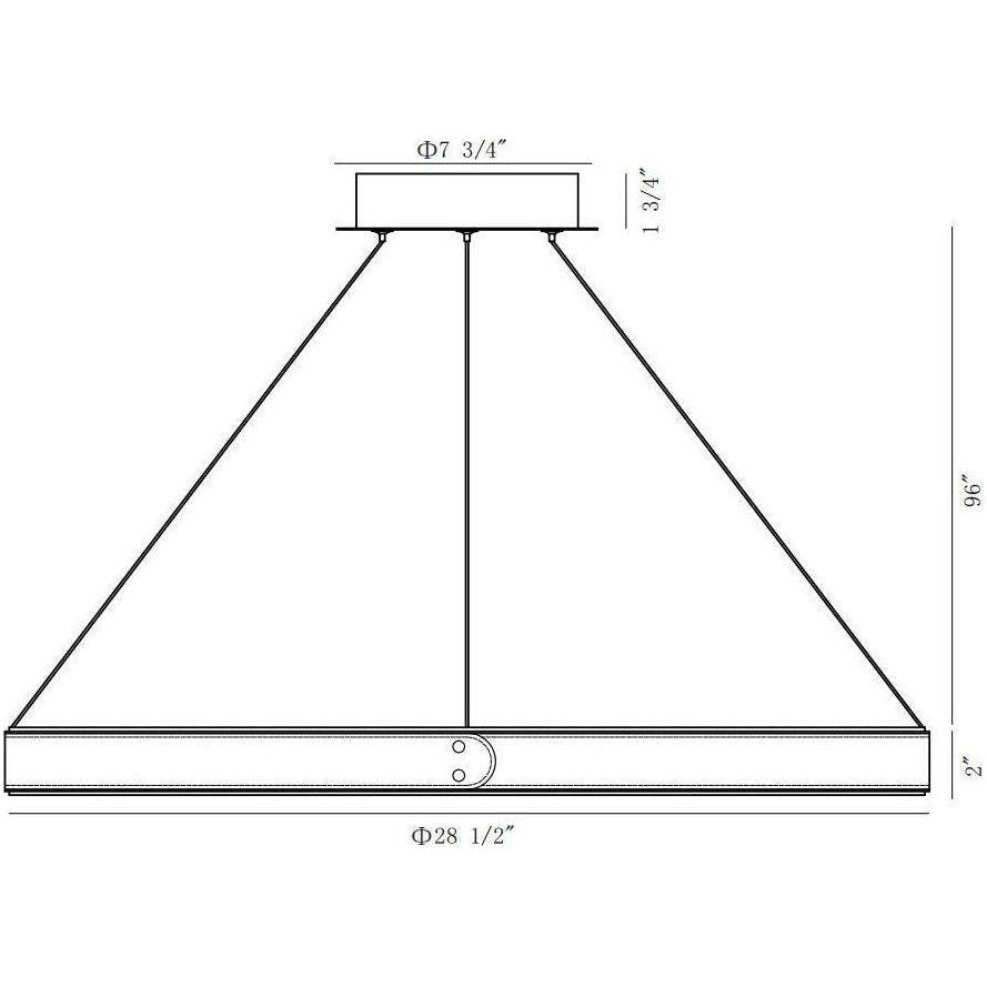 Eurofase - Verdura 1 Light Chandelier - Lights Canada