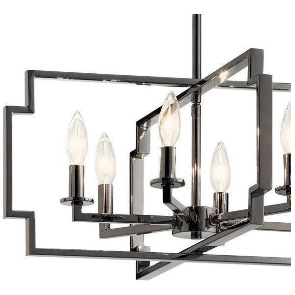 Kichler - Kichler Downtown Deco Chandelier Semi Flush 6Lt - Lights Canada