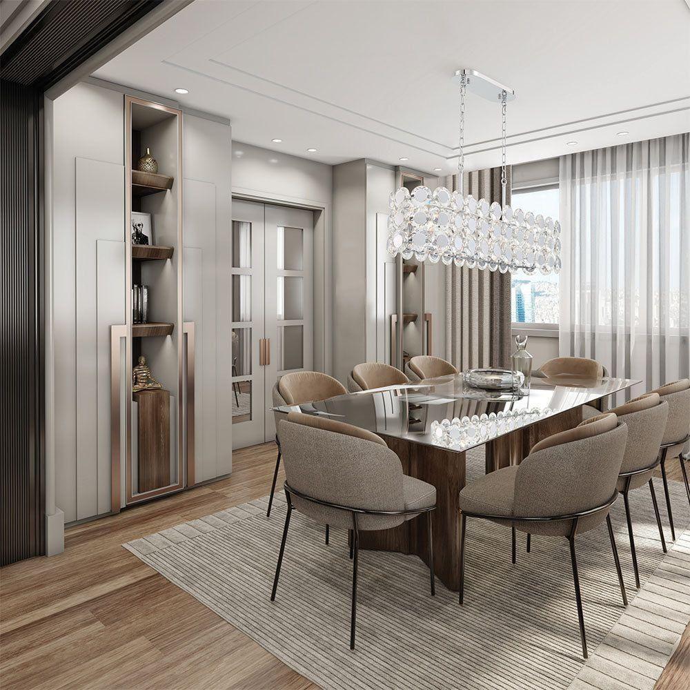 Eurofase - Perrene 8 Light Chandelier - Lights Canada
