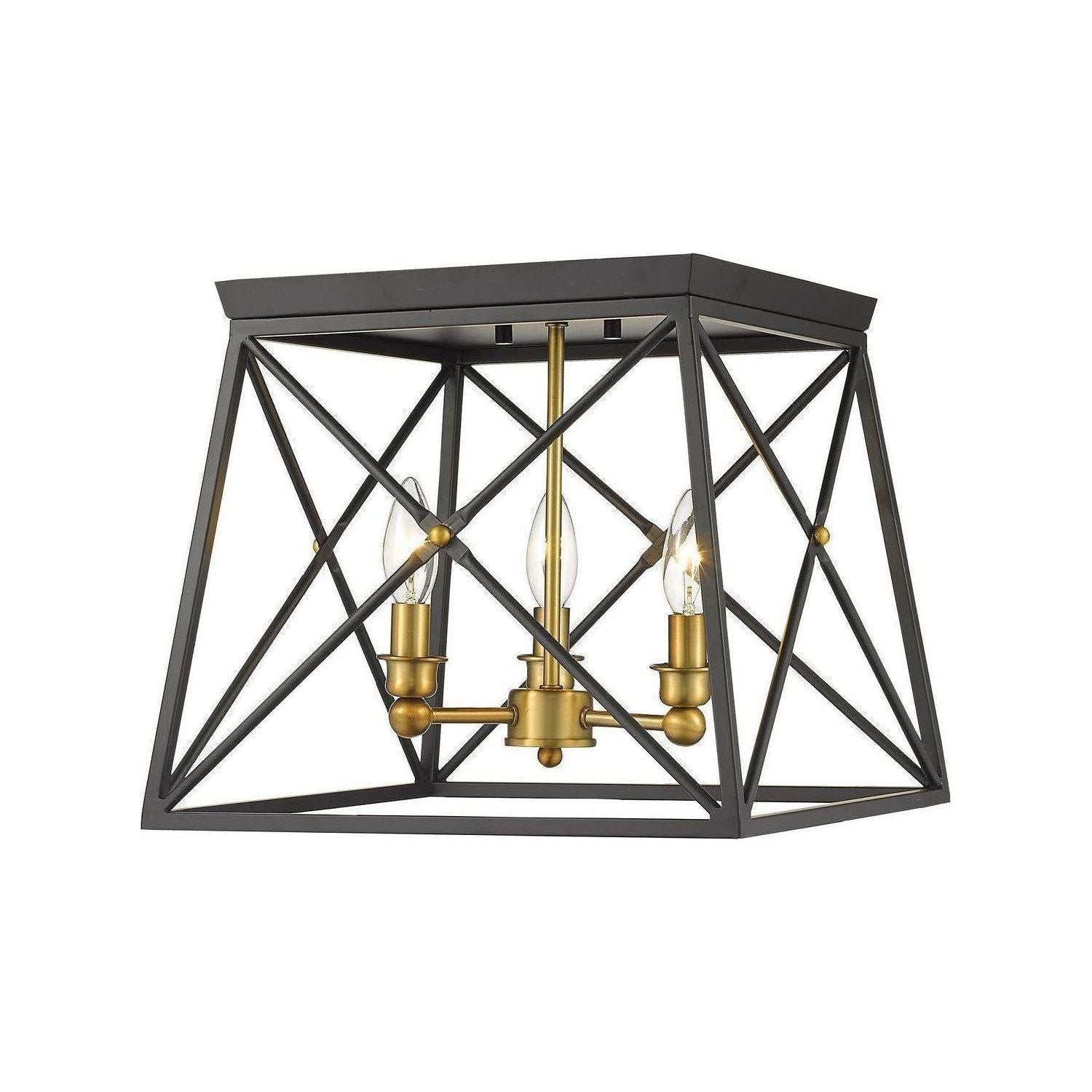 Z-Lite - Trestle Flush Mount - Lights Canada