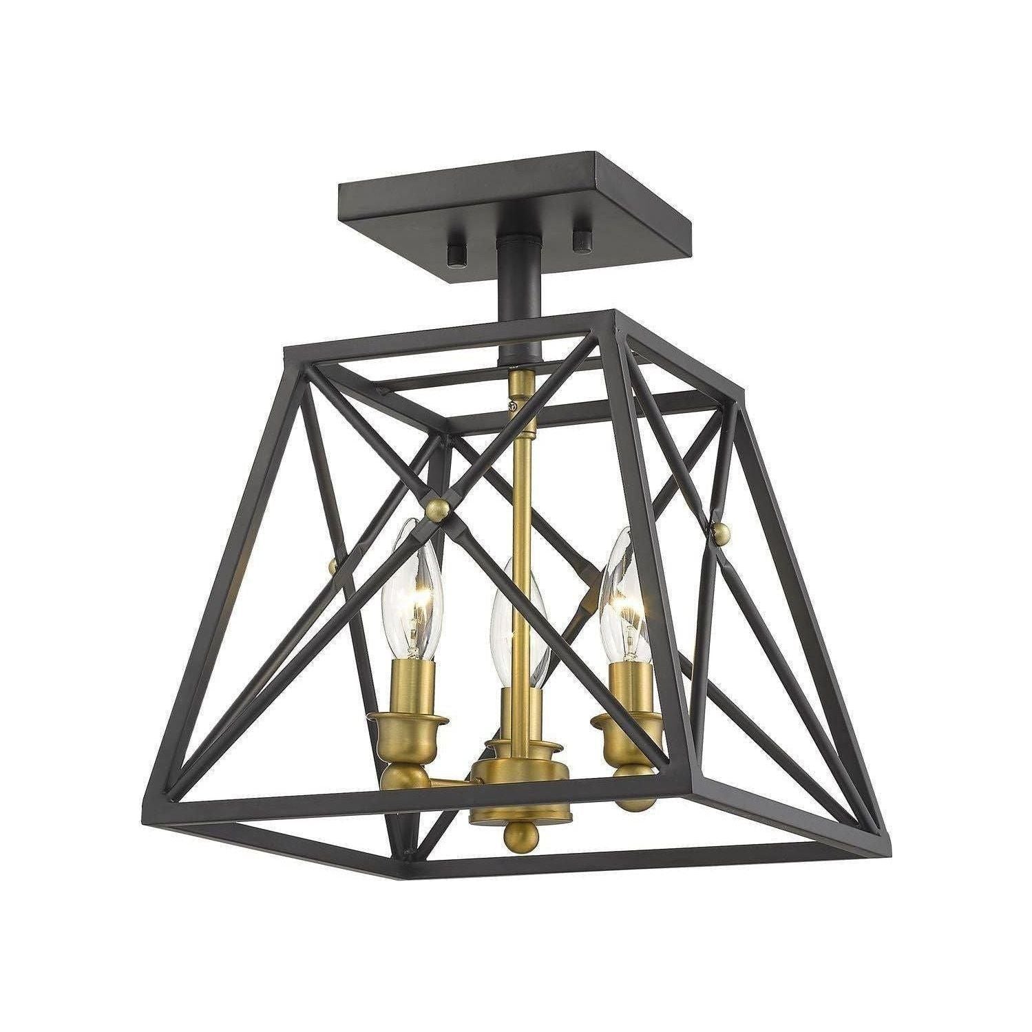 Z-Lite - Trestle Semi Flush Mount - Lights Canada