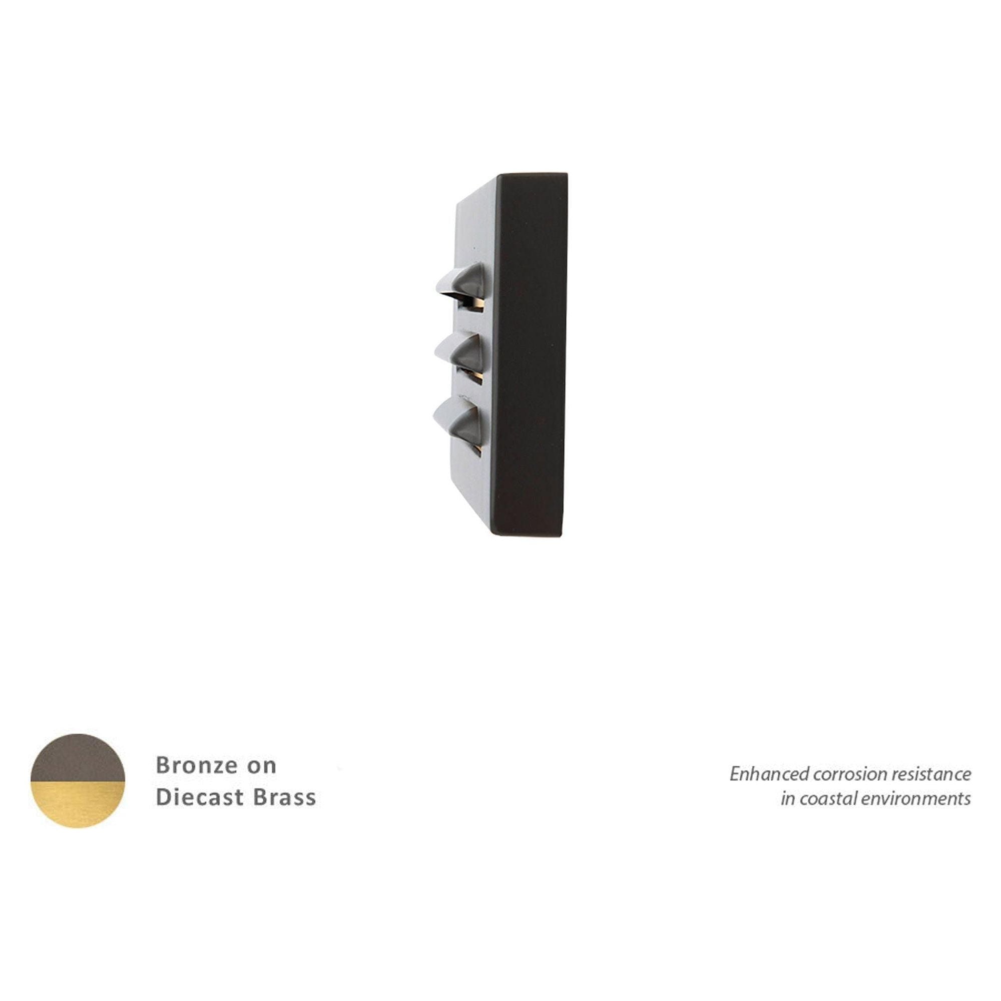 WAC Lighting - 5" 12V LED Horizontal Louvered Surface Mounted Indoor/Outdoor Step Light and Wall Light - Lights Canada