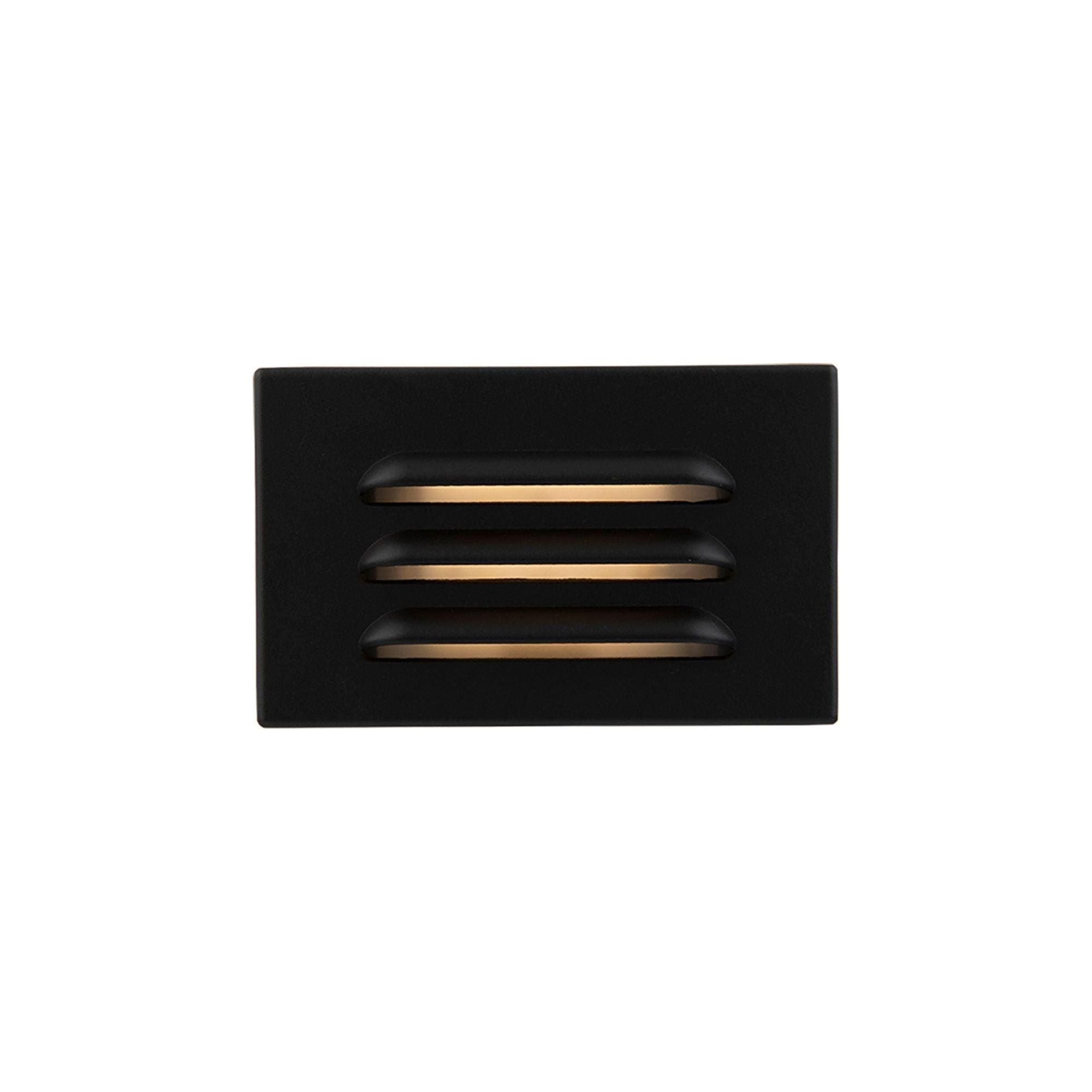 WAC Lighting - 5" 12V LED Horizontal Louvered Surface Mounted Indoor/Outdoor Step Light and Wall Light - Lights Canada