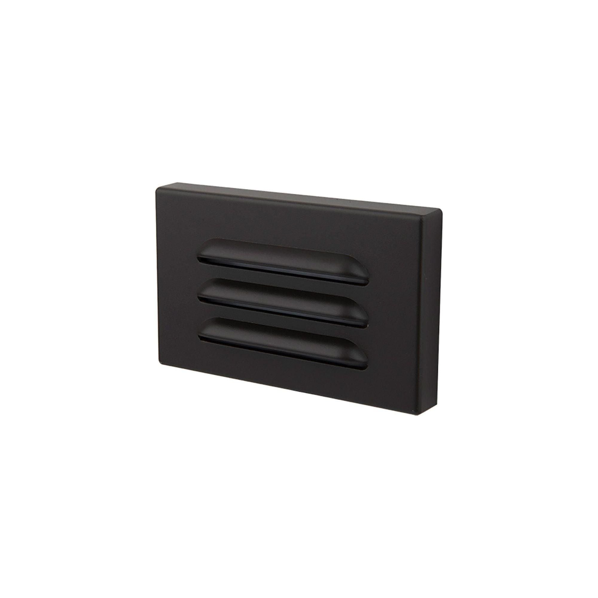 WAC Lighting - 5" 12V LED Horizontal Louvered Surface Mounted Indoor/Outdoor Step Light and Wall Light - Lights Canada