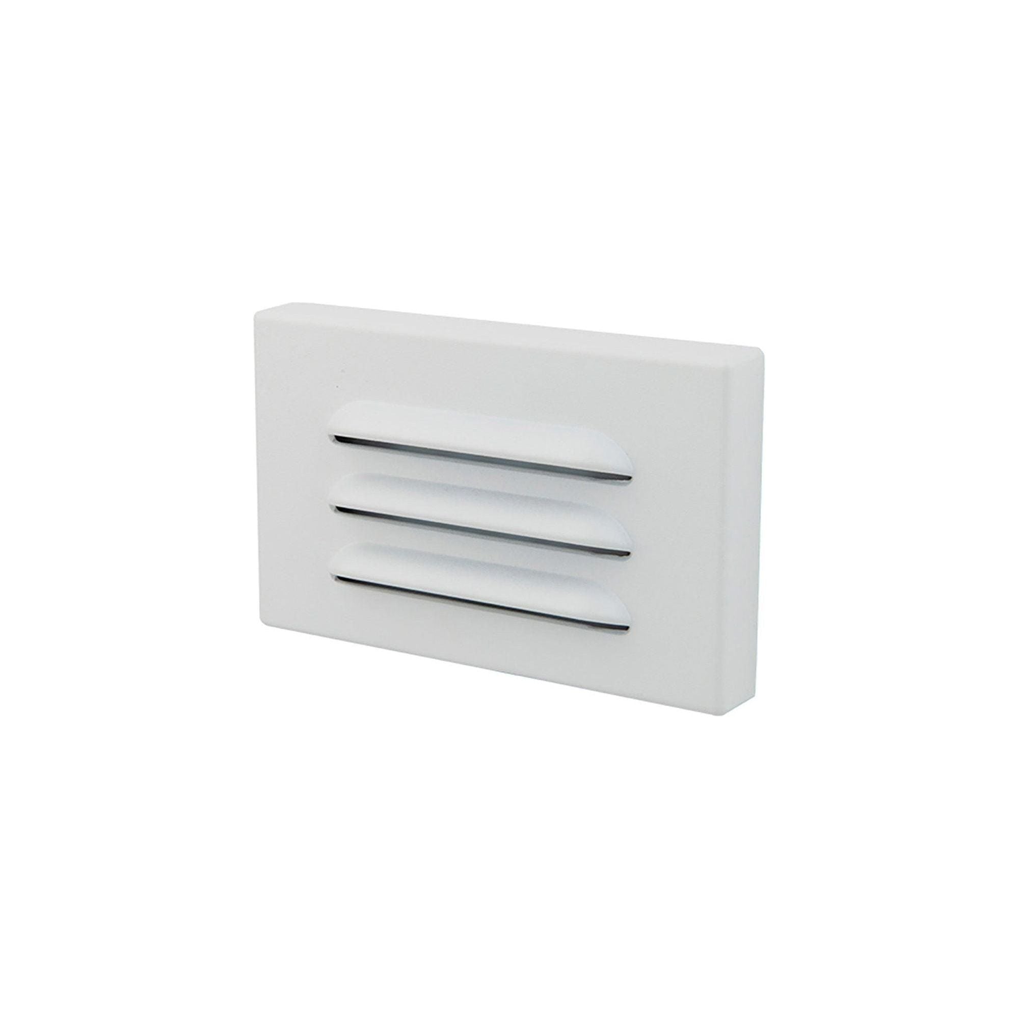 WAC Lighting - 5" 12V LED Horizontal Louvered Surface Mounted Indoor/Outdoor Step Light and Wall Light - Lights Canada