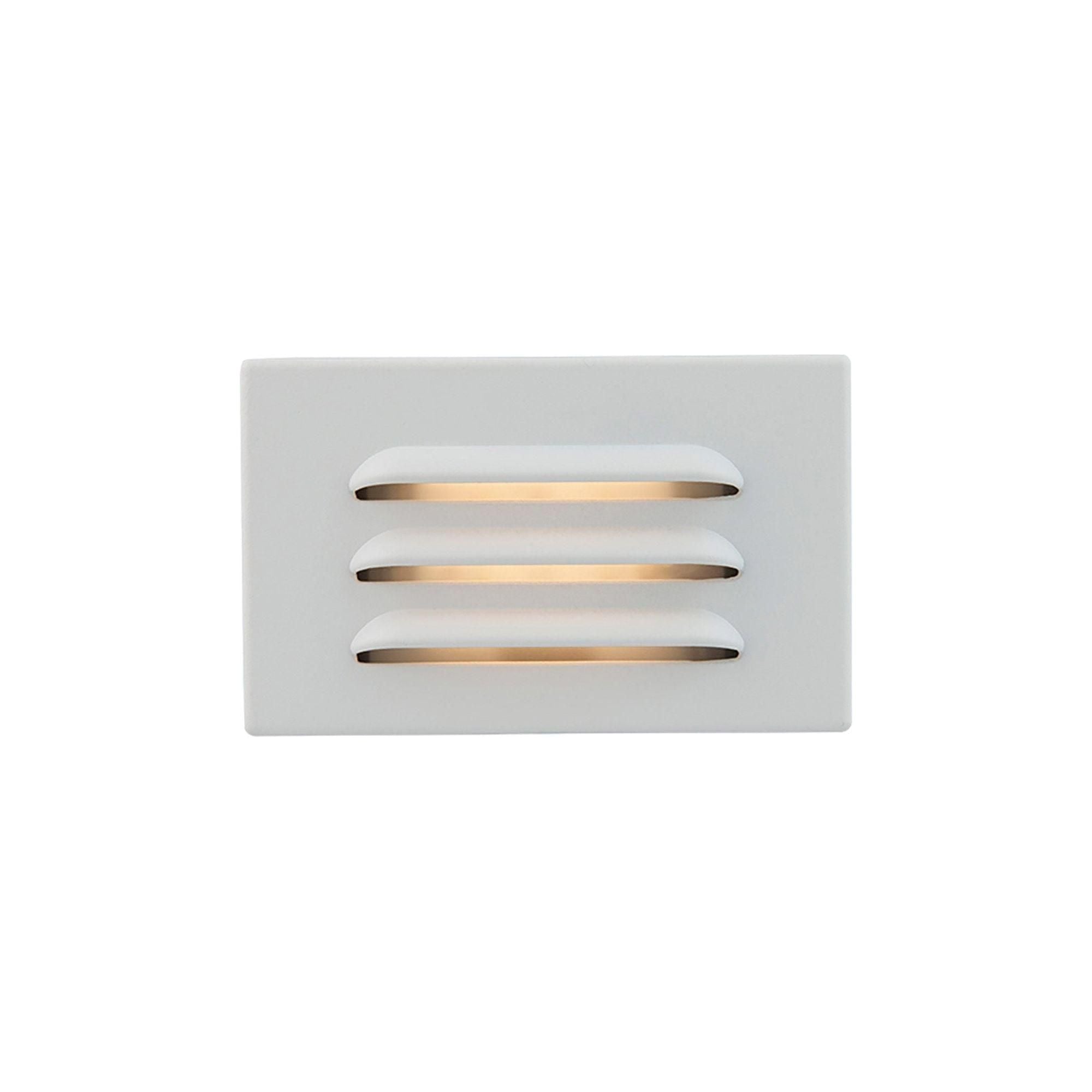 WAC Lighting - 5" 12V LED Horizontal Louvered Surface Mounted Indoor/Outdoor Step Light and Wall Light - Lights Canada