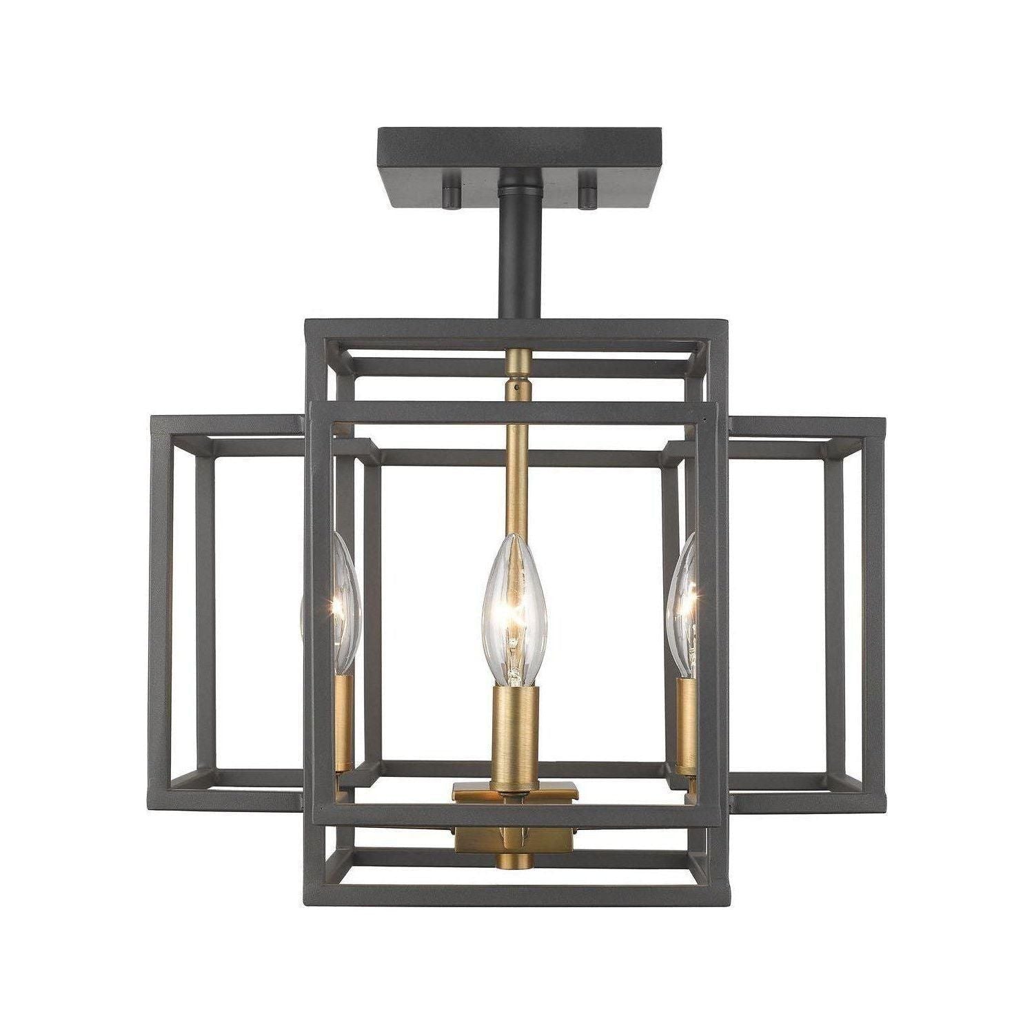 Z-Lite - Titania Semi Flush Mount - Lights Canada