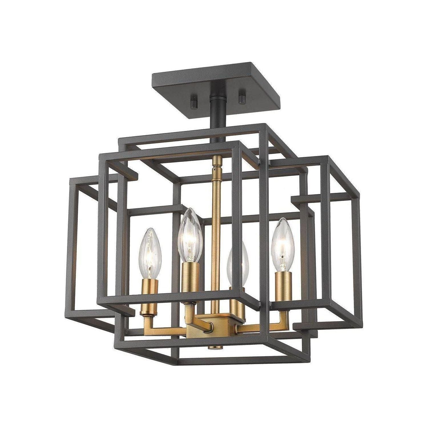 Z-Lite - Titania Semi Flush Mount - Lights Canada