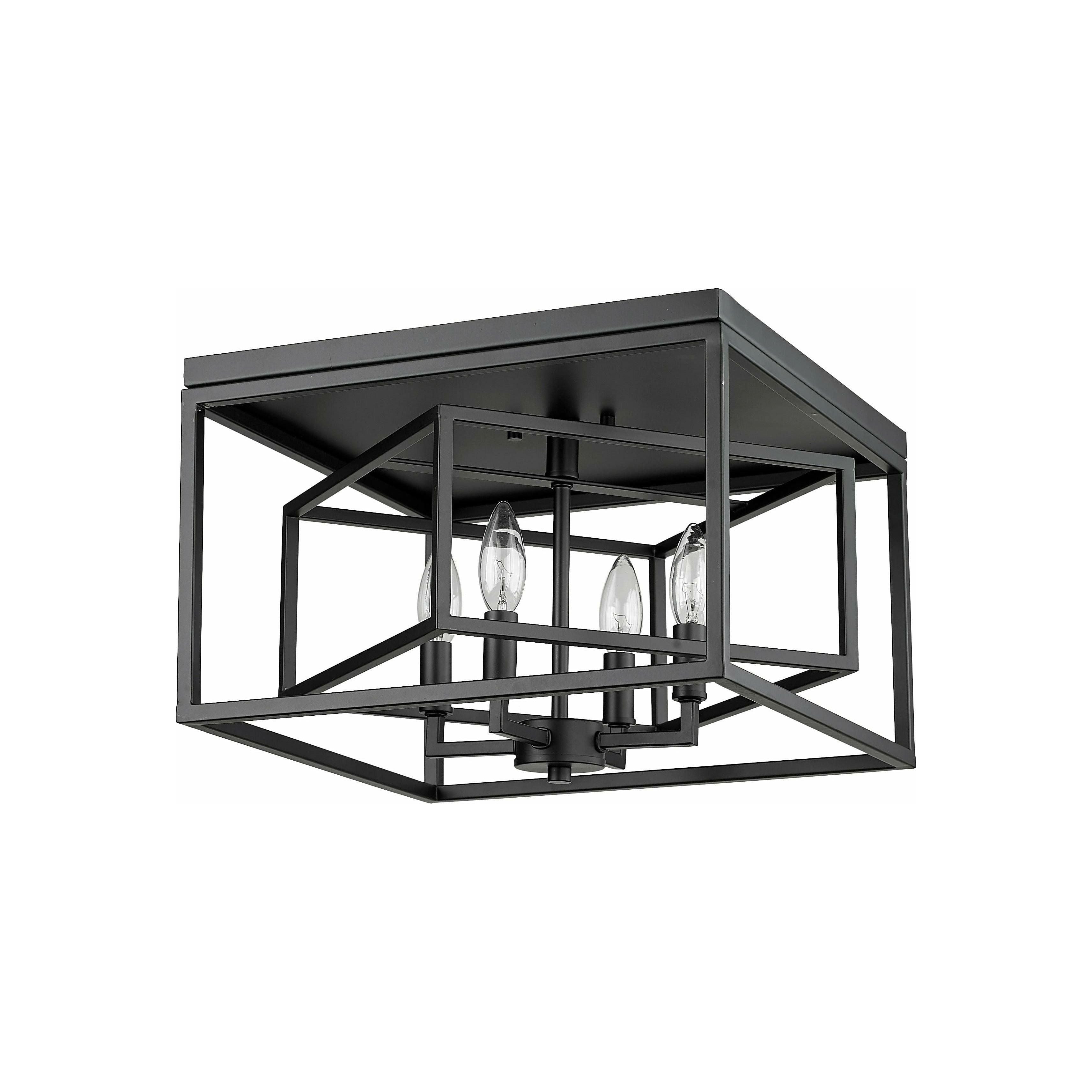 Z-Lite - Euclid 4-Light Flush Mount - Lights Canada
