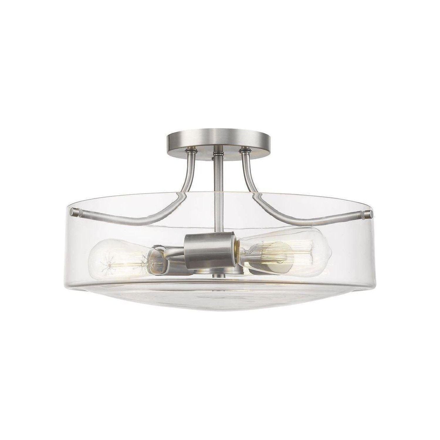 Z-Lite - Delaney Semi Flush Mount - Lights Canada