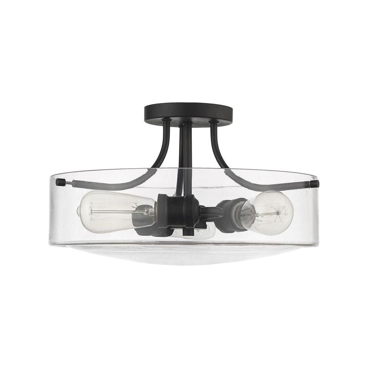 Z-Lite - Delaney Semi Flush Mount - Lights Canada