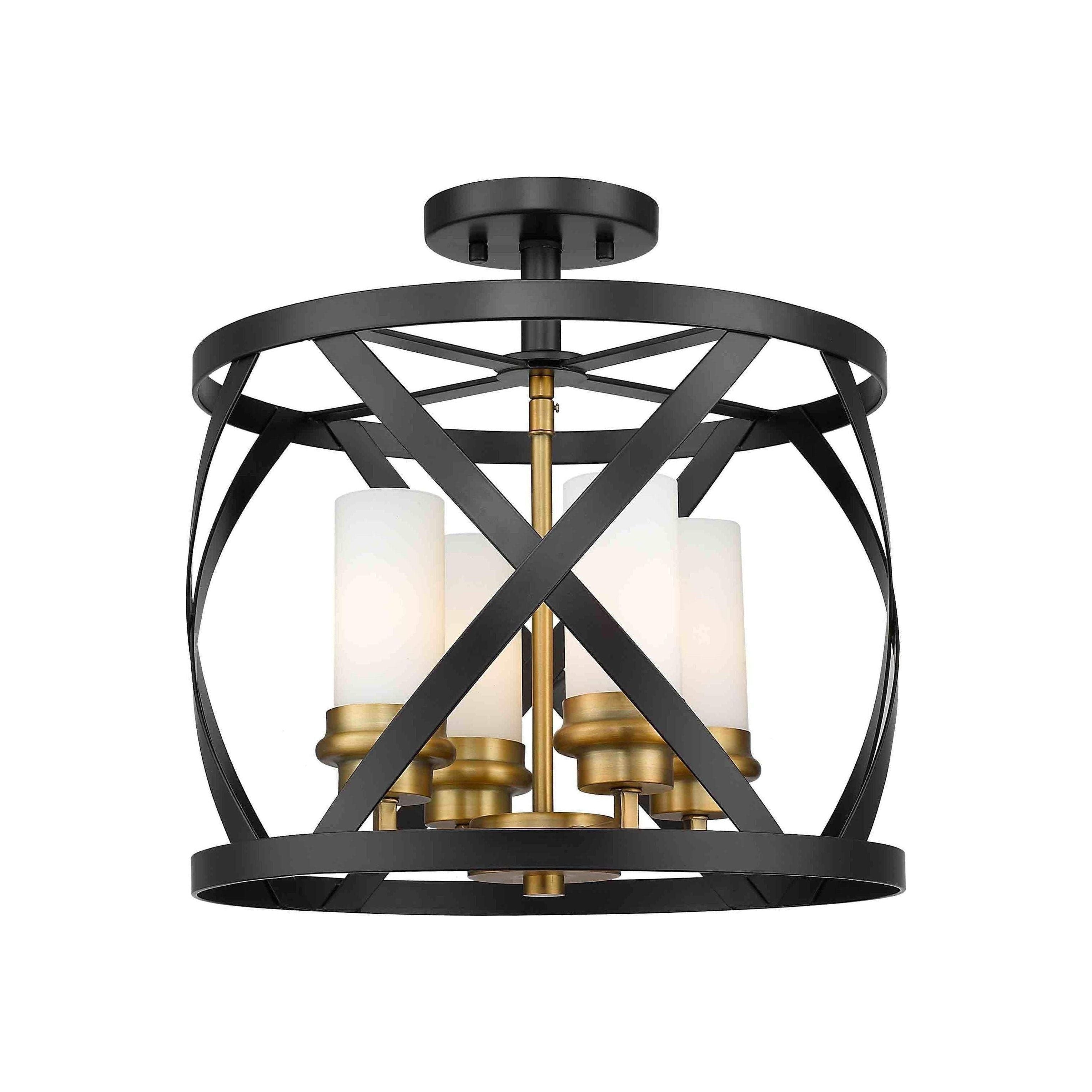 Z-Lite - Malcalester Semi Flush Mount - Lights Canada