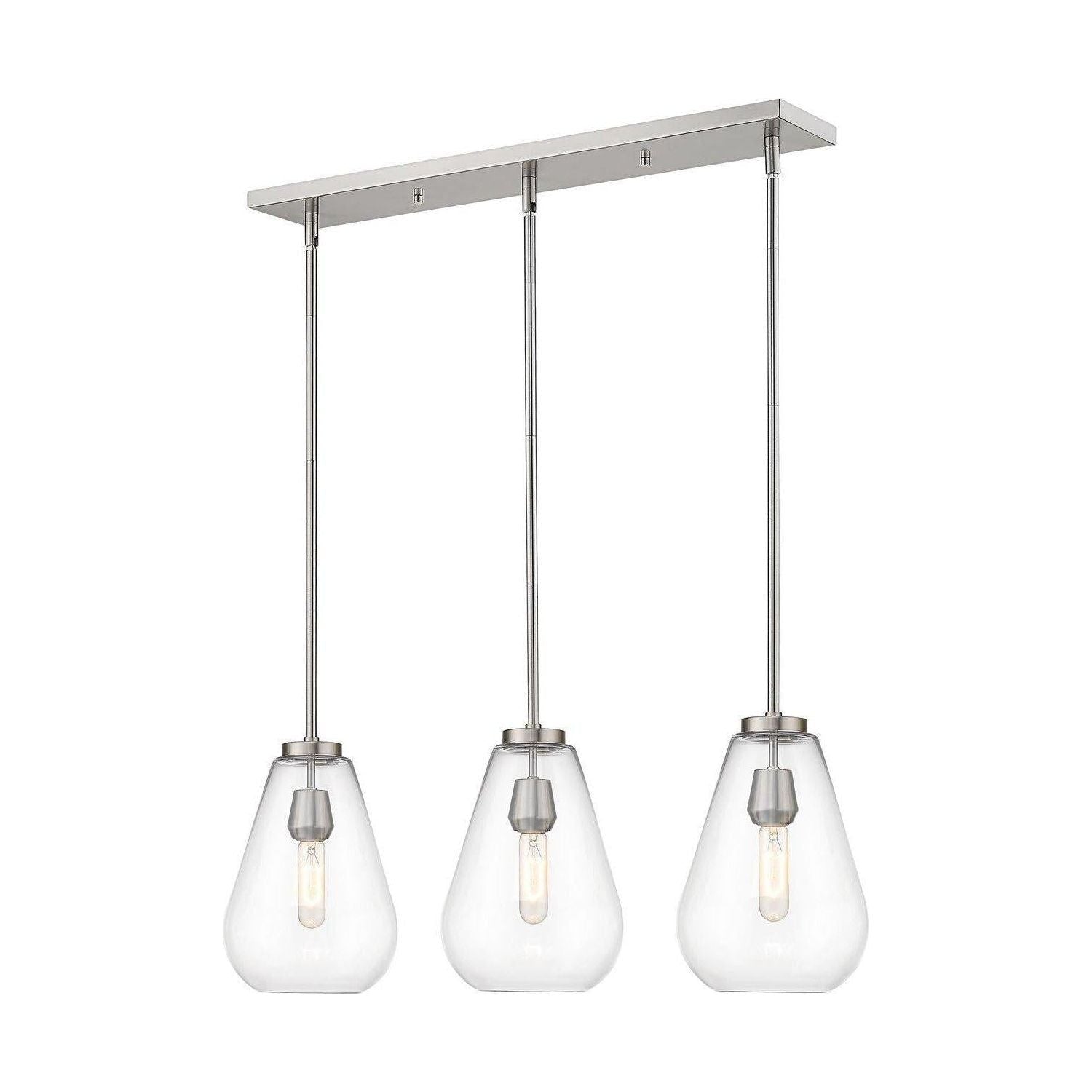 Z-Lite - Ayra 3-Light Linear Chandelier - Lights Canada
