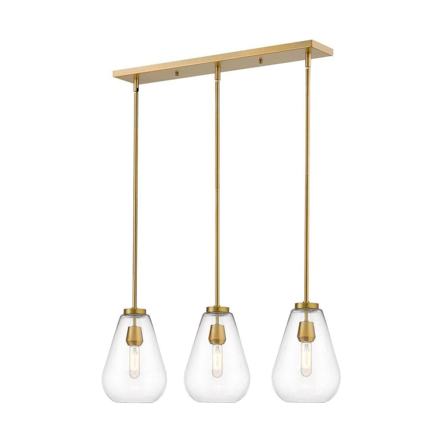 Z-Lite - Ayra 3-Light Linear Chandelier - Lights Canada