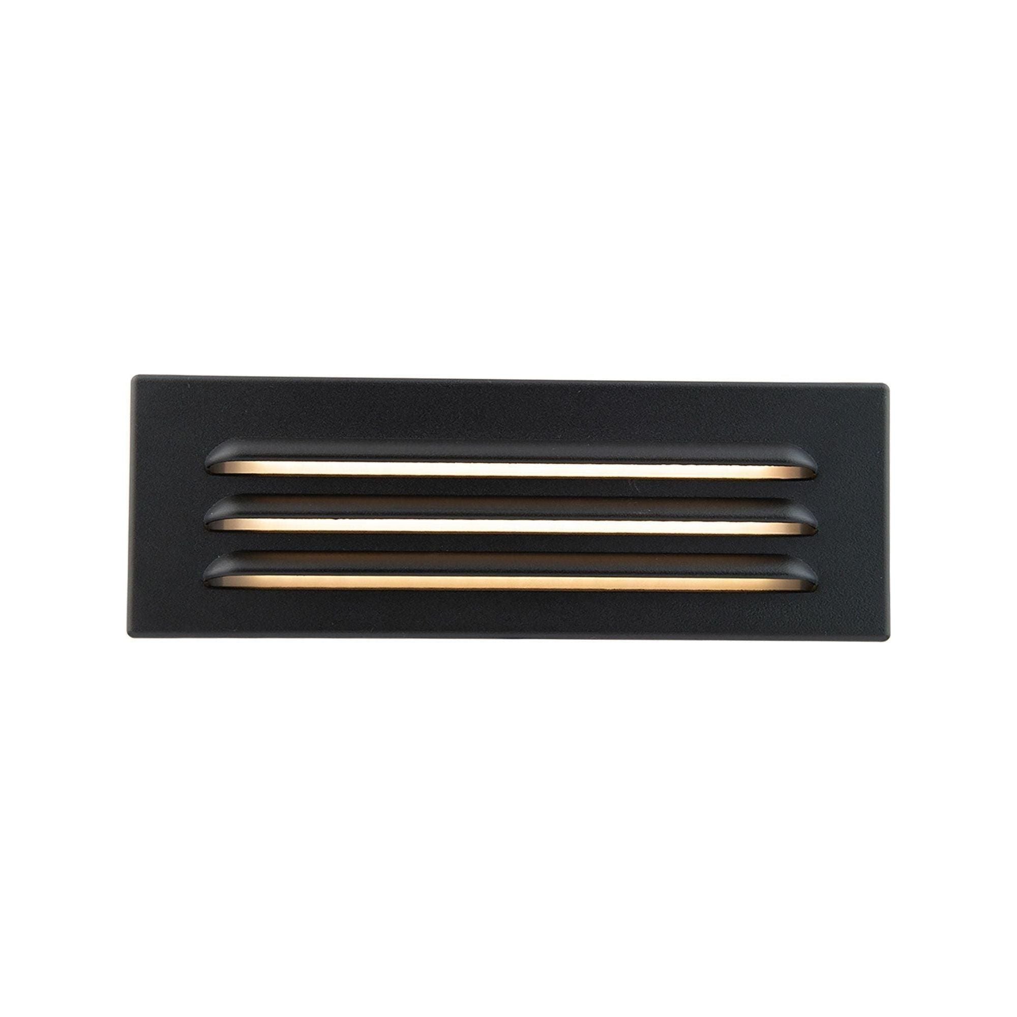 WAC Lighting - 9" 12V LED Horizontal Louvered Surface Mounted Indoor/Outdoor Step Light and Wall Light - Lights Canada