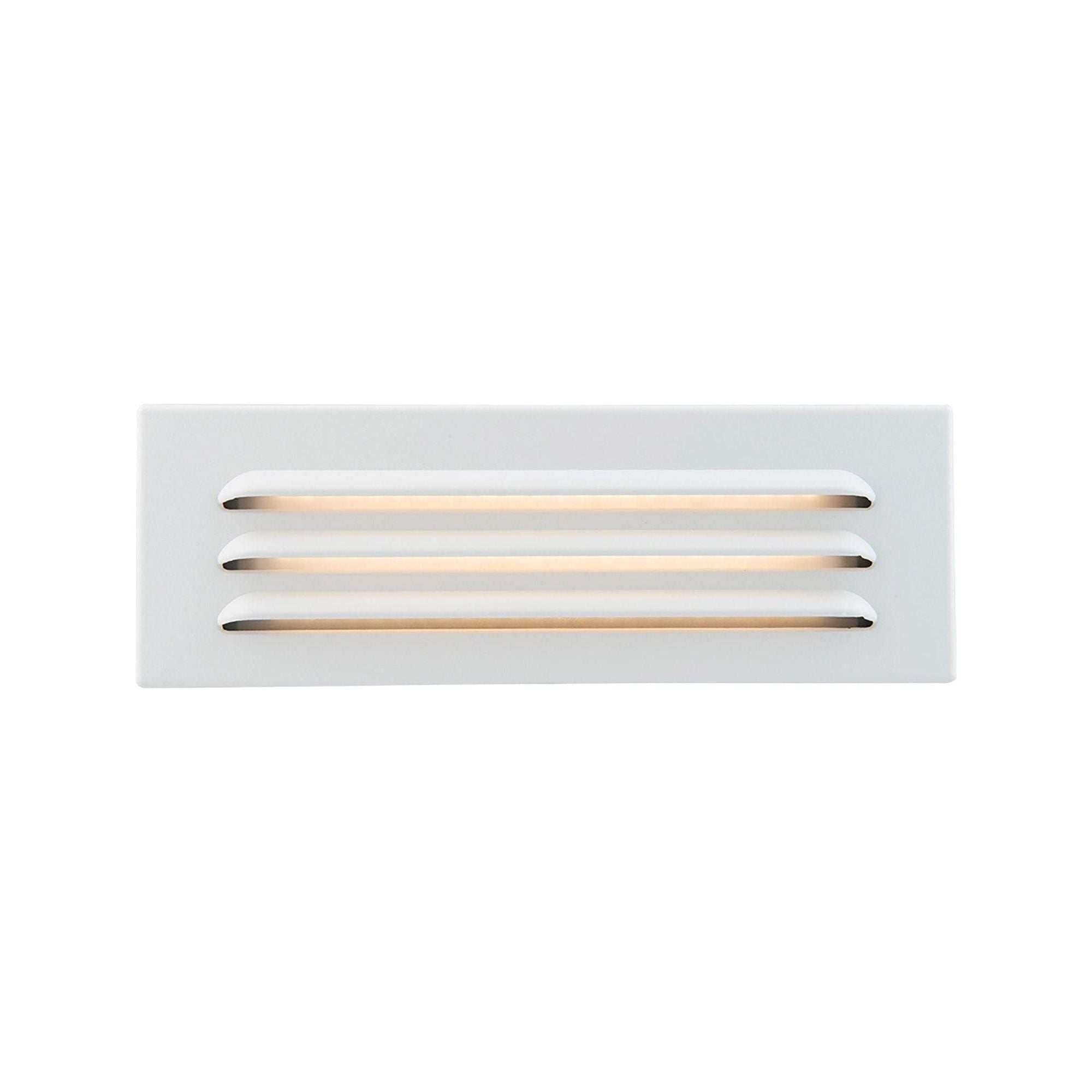 WAC Lighting - 9" 12V LED Horizontal Louvered Surface Mounted Indoor/Outdoor Step Light and Wall Light - Lights Canada
