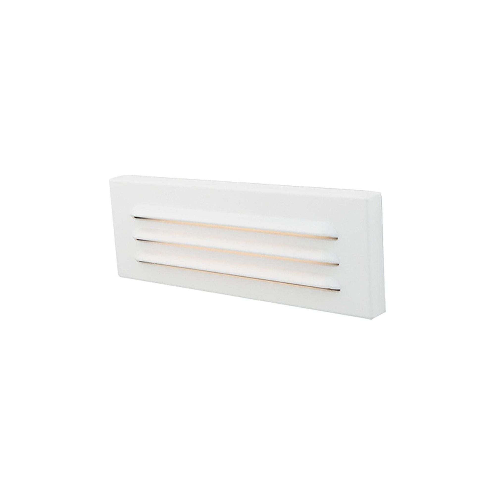 WAC Lighting - 9" 12V LED Horizontal Louvered Surface Mounted Indoor/Outdoor Step Light and Wall Light - Lights Canada