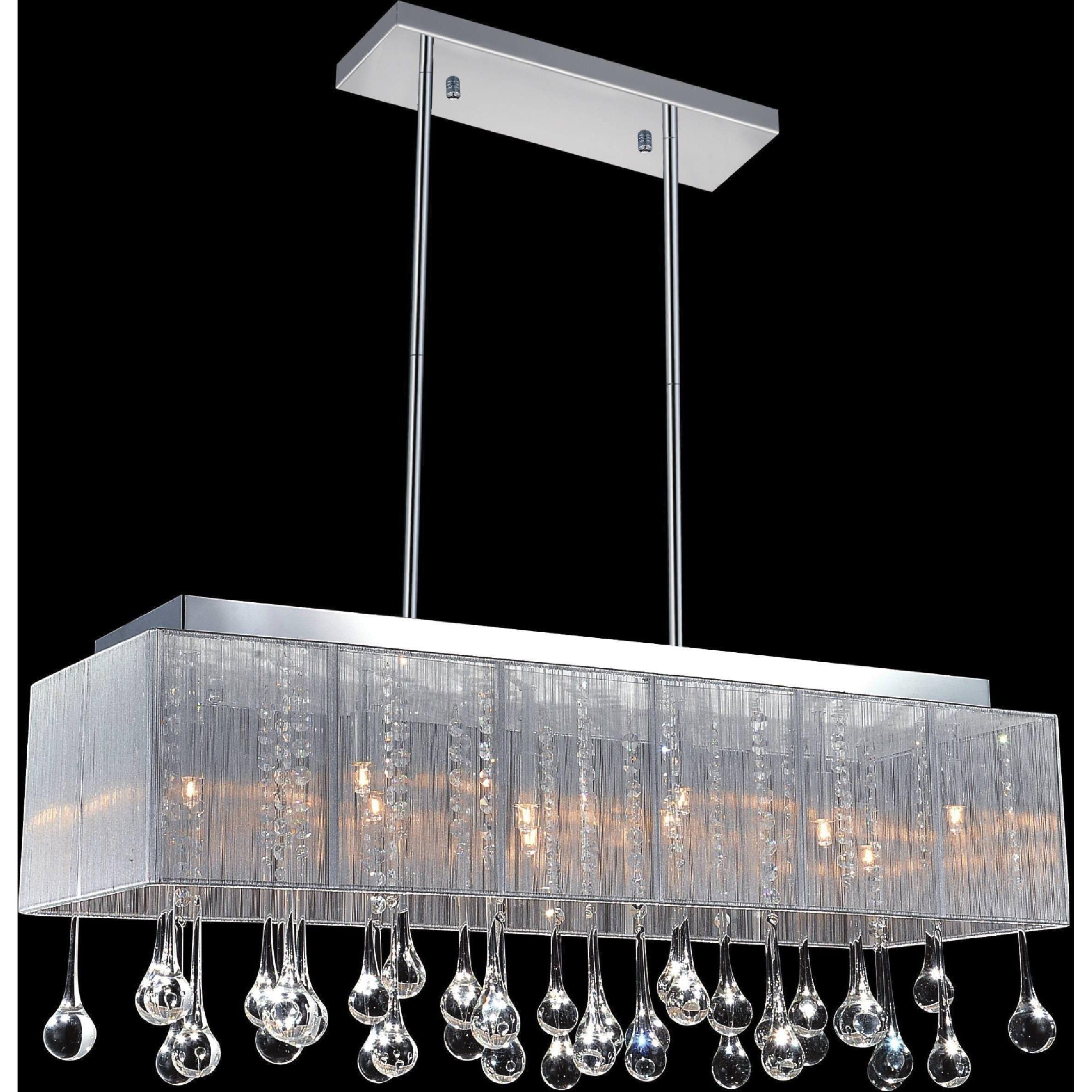 Water Drop Chandelier Chrome