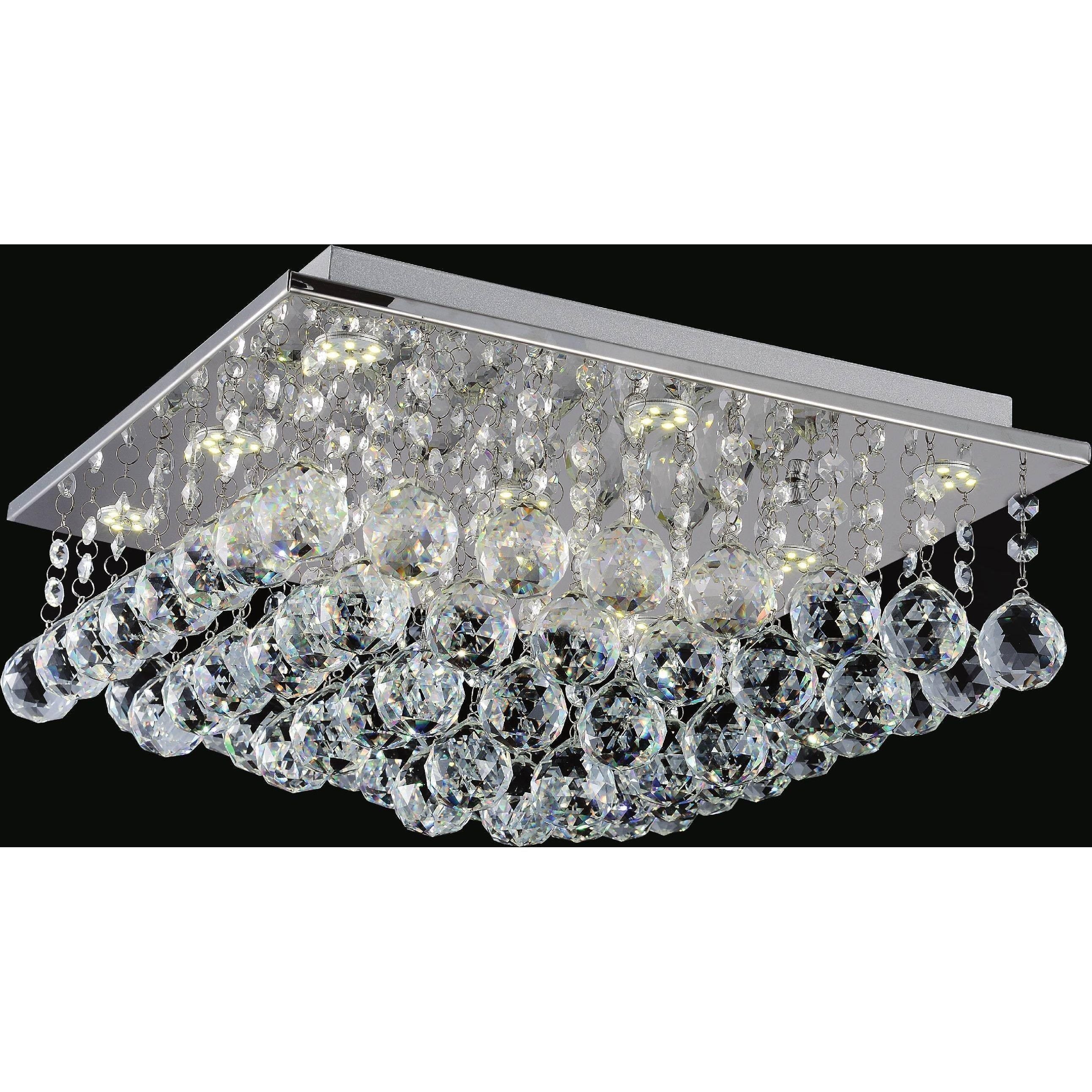 Sparkle Flush Mount Chrome