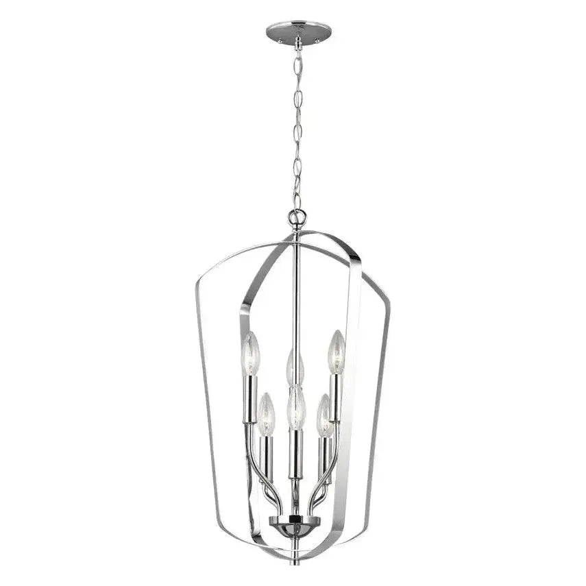 Generation Lighting - Romee Medium Six Light Pendant - Lights Canada