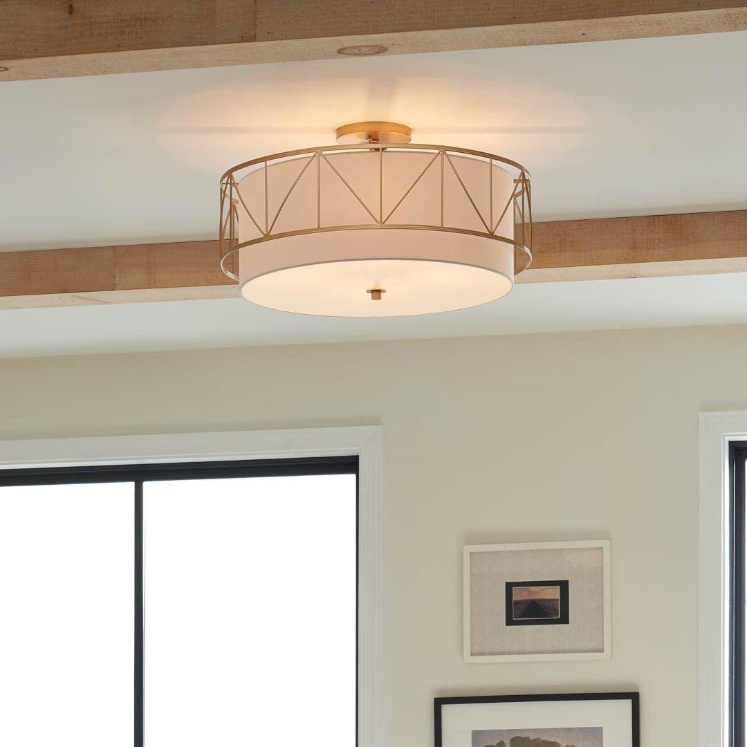 Kichler - Birkleigh 24" 4-Light Semi Flush Mount - Lights Canada