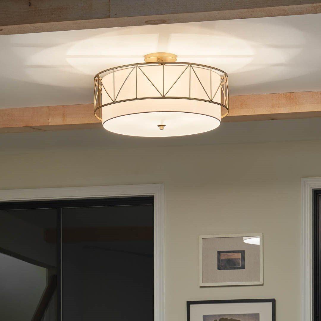 Kichler - Birkleigh 24" 4-Light Semi Flush Mount - Lights Canada