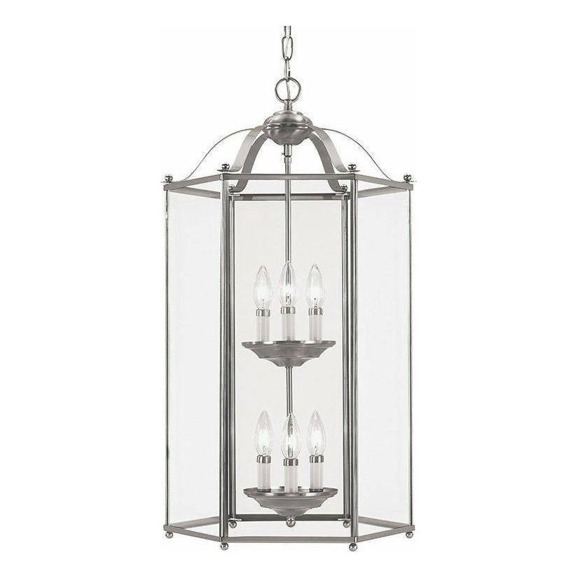 Generation Lighting - Bretton 6-Light Pendant (with Bulbs) - Lights Canada