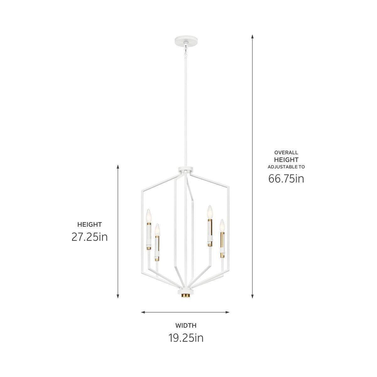 Kichler - Armand 27" 4-Light Foyer Pendant - Lights Canada