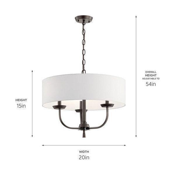 Kichler - Kichler Kennewick Chandelier 3Lt - Lights Canada