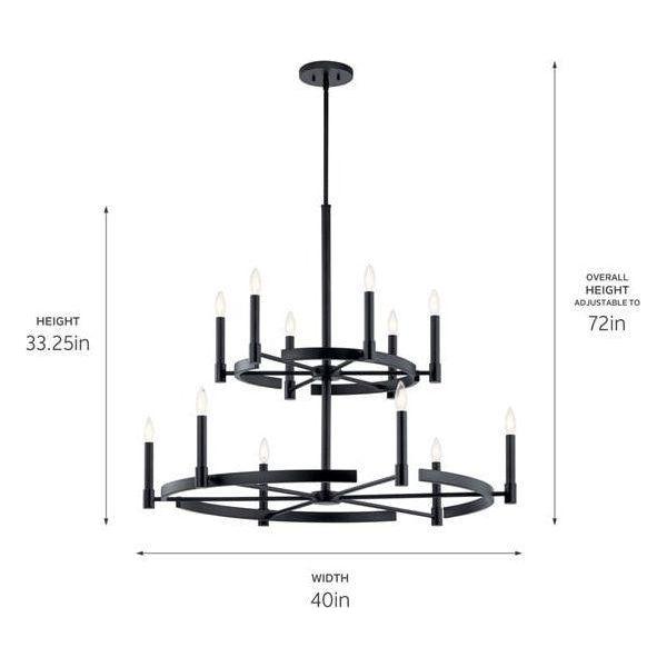 Kichler - Kichler Tolani Chandelier 12Lt - Lights Canada