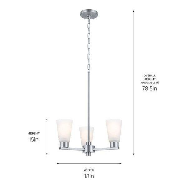 Kichler - Kichler Stamos Chandelier 3Lt - Lights Canada