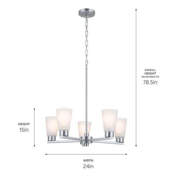 Kichler - Kichler Stamos Chandelier 5Lt - Lights Canada