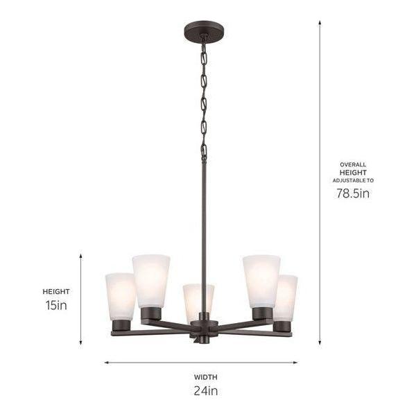 Kichler - Kichler Stamos Chandelier 5Lt - Lights Canada