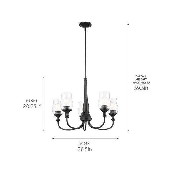 Kichler - Kichler Melis Chandelier 5Lt - Lights Canada