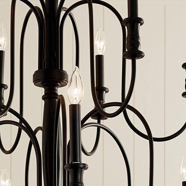 Kichler - Kichler Karthe Chandelier 12Lt - Lights Canada