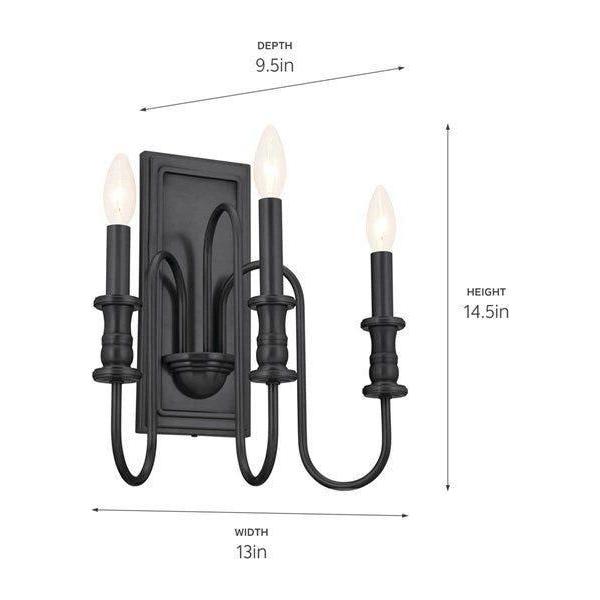 Kichler - Kichler Karthe Wall Sconce 3 Light - Lights Canada