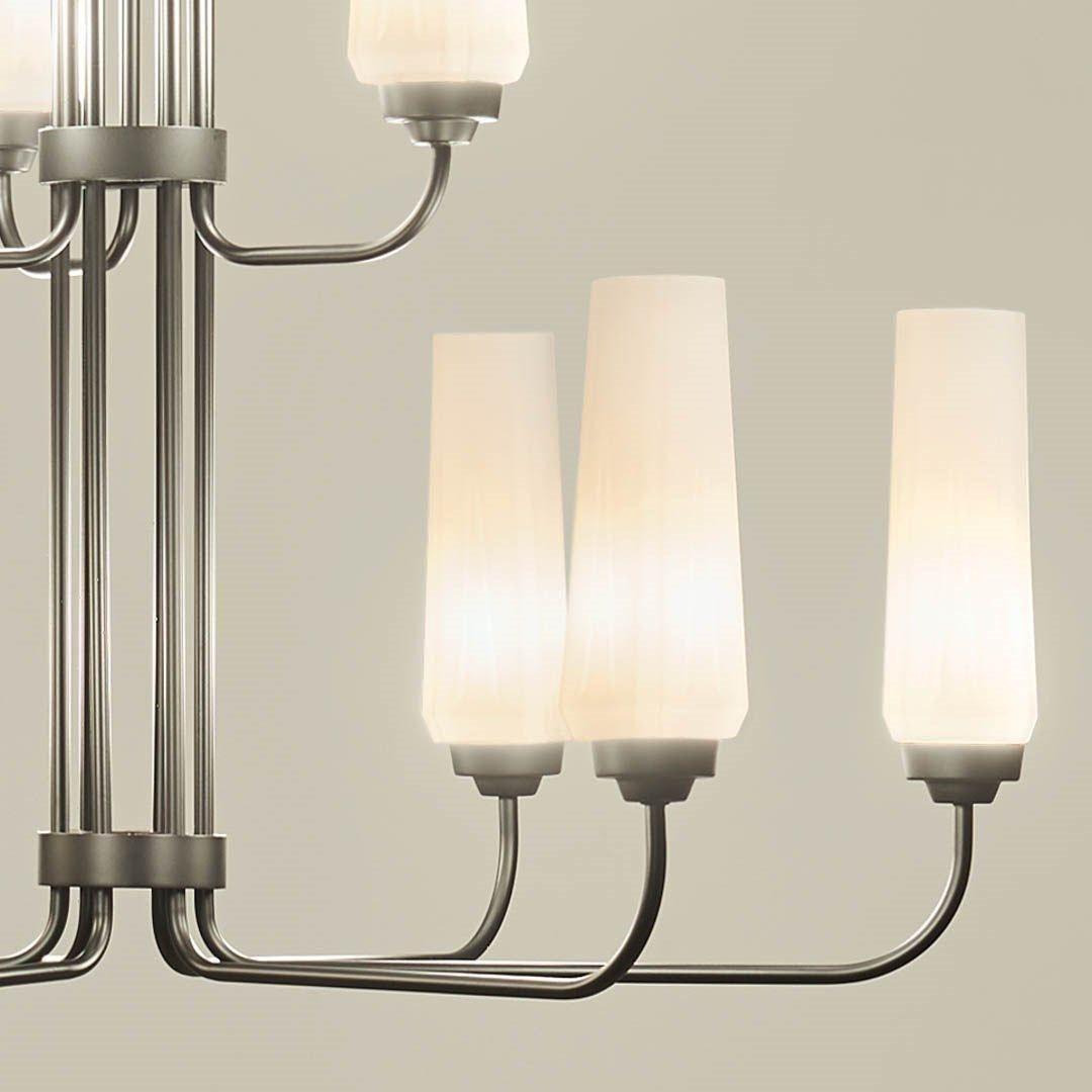 Kichler - Truby 34" 9-Light 2-Tier Chandelier - Lights Canada