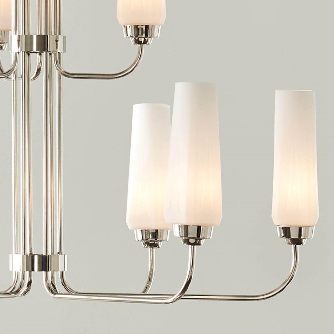 Kichler - Truby 34" 9-Light 2-Tier Chandelier - Lights Canada