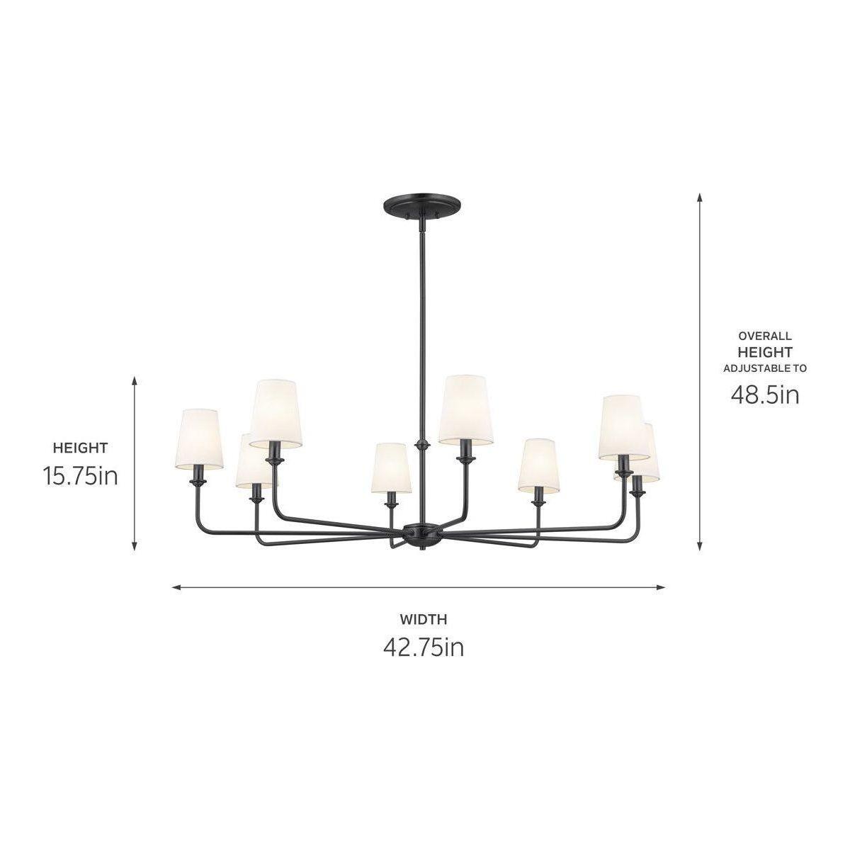 Kichler - Pallas 8-Light Chandelier - Lights Canada